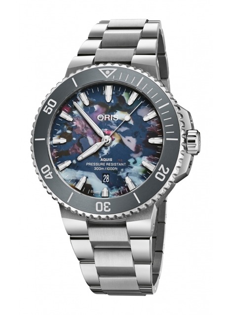 Годинник Oris Aquis Date 733.7789.4150 MB 8.23.04PEB Aquis Upcycle mulitcolor