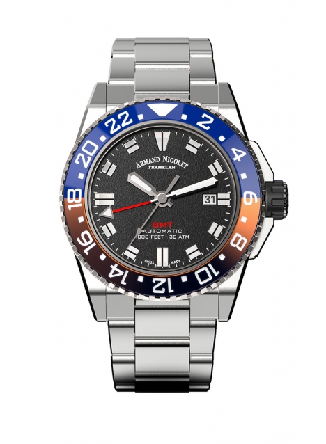 Armand Nicolet JS9 GMT A486BGN-NR-MA4480AA 
