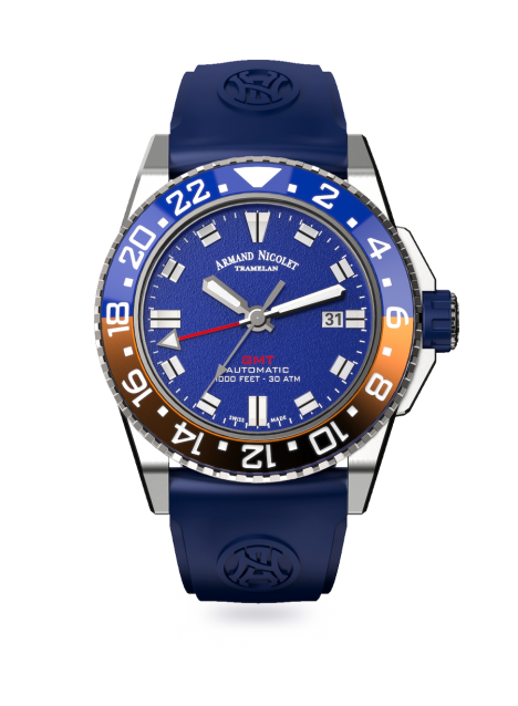 Armand Nicolet JS9 GMT A486BGU-BU-GG4710U 