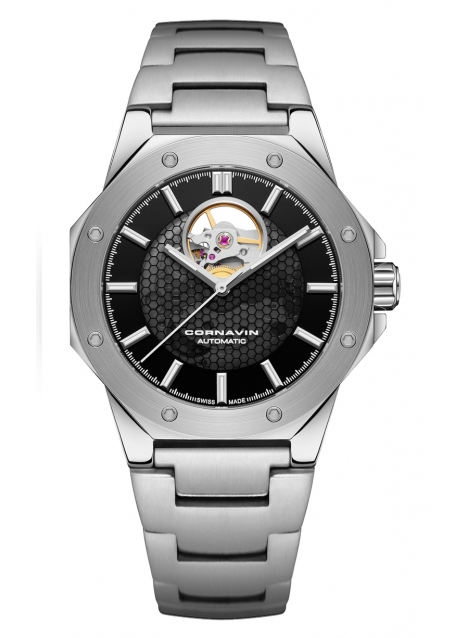 Cornavin OH.01.B Downtown 3-H OPEN HEART 42 mm