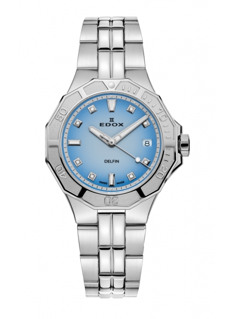 Часы Edox Delfin Diver Date Lady 53020 3M BUCND