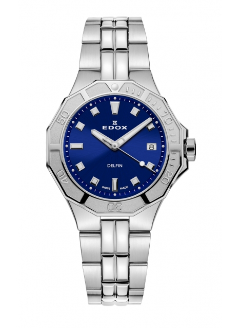 Часы Edox Delfin Diver Date Lady 53020 3M BUN