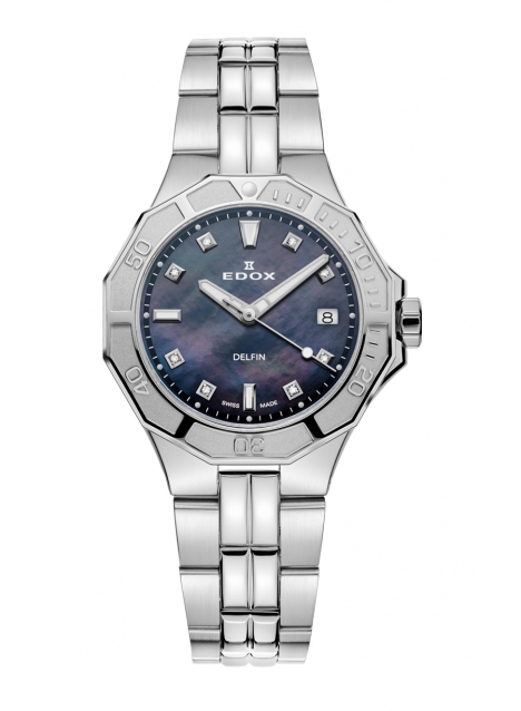 Часы Edox Delfin Diver Date Lady 53020 3M NANND