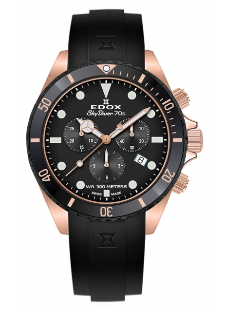 Часы Edox SKYDIVER 70s Chronograph 10238 37RNNCA NI 