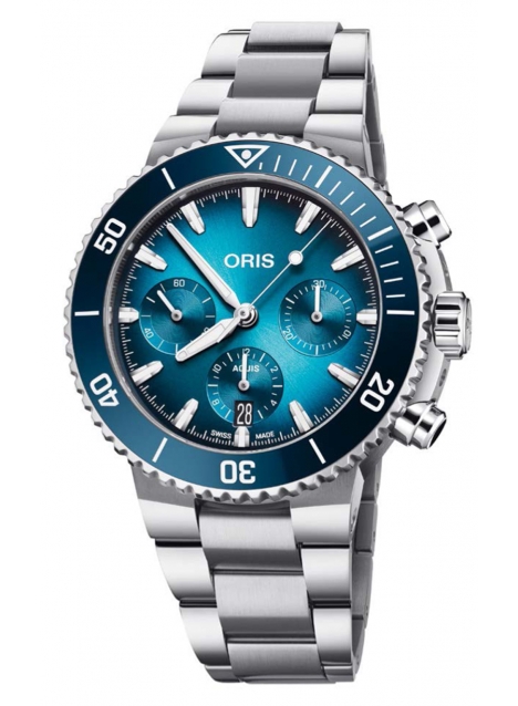 Oris Diving Aquis Date Chronograph 771.7793.4155 MB 8.23.01PEB