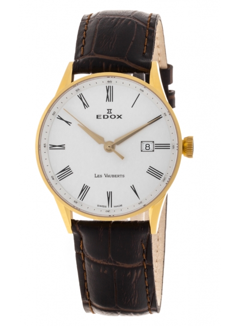 Edox Les Vauberts 3-Hands Date 70172 37JA AR
