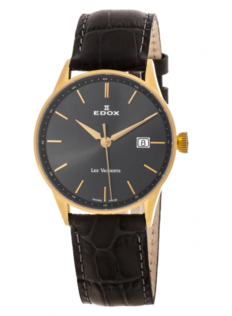 Edox Les Vauberts 3-Hands Date 70172 37JG GID