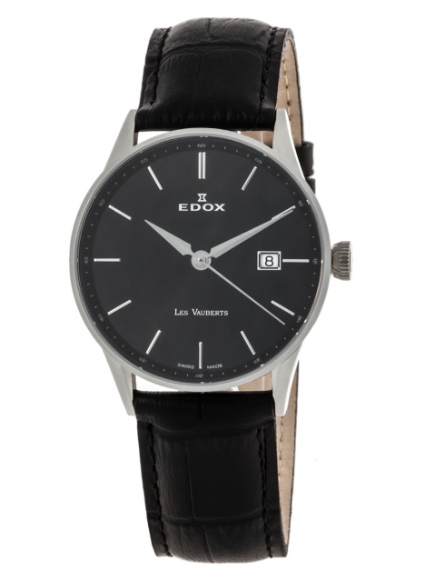 Edox Les Vauberts 3-Hands Date 70172 3N NIN
