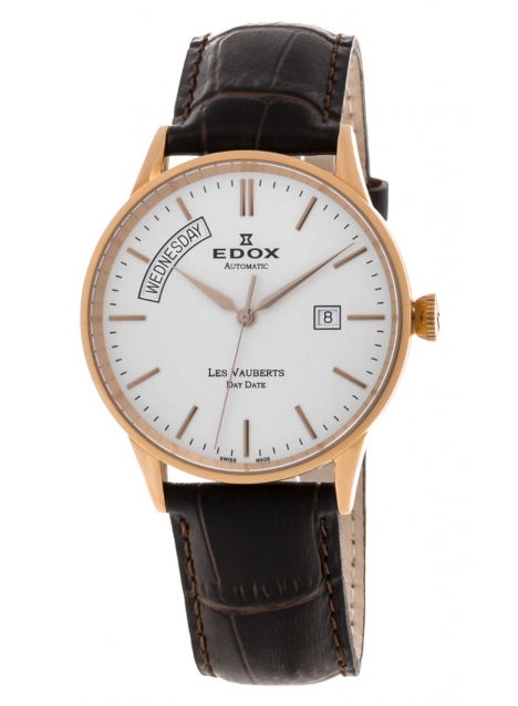Edox Les Vauberts Day Date Automatic 83007 37R AIR
