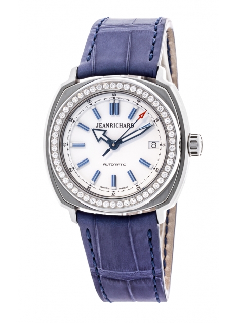 Часы JeanRichard Terrascope Date Diamonds 60510D11A702-BB4A
