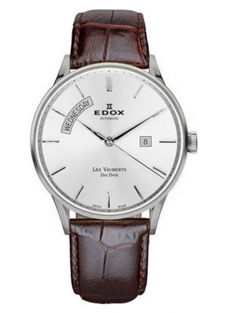 Edox Les Vauberts Day Date Automatic 83010 3B AIN