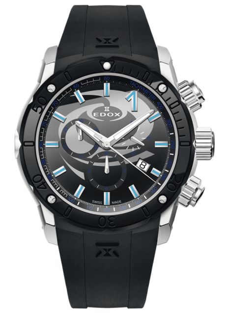 Edox Class-1 Chronograph 10221 3N NINCU Curling Special Edition