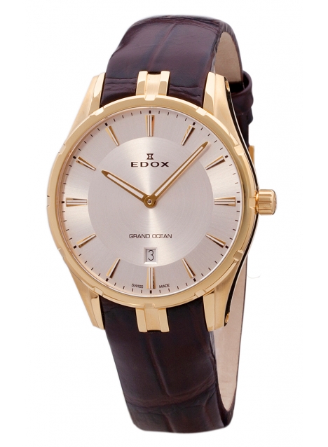 Edox Grand Ocean Slim Line Date 56002 37JC AID