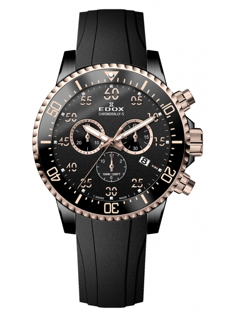 Edox Chronorally-S Chronograph 10227 357RNCA NBR