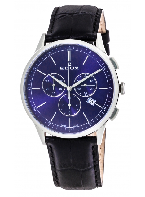 Edox Les Vauberts Chronograph Date 10236 3C BUIN