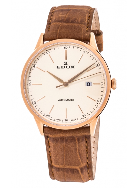 Edox Les Vauberts Automatic Date 80106 37RC BEIR