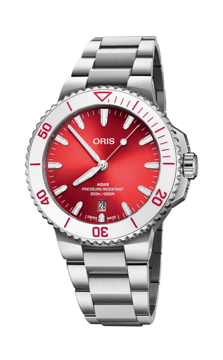 Oris Aquis Date Taste of Summer 733.7787.4138 MB 8.22.04PEB