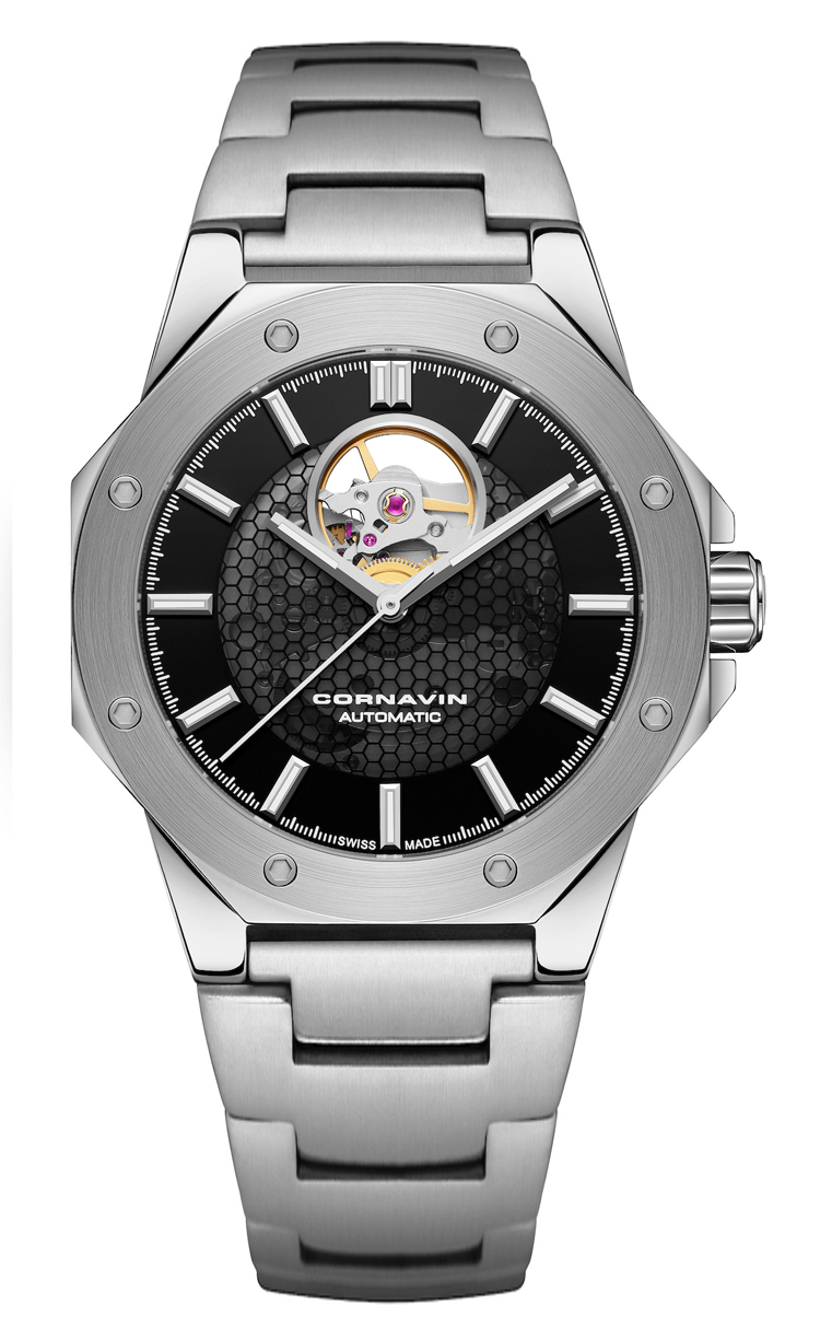 Cornavin OH.01.B Downtown 3-H OPEN HEART 42 mm