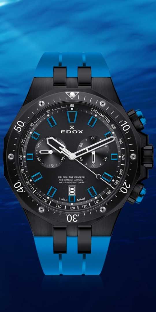 Edox Delfin Chronograph 10109 37NBUCA NIBU