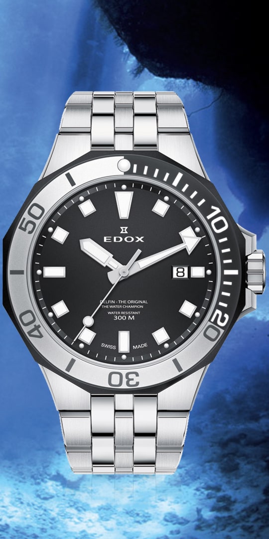 Edox Delfin Quartz 53015 357NM NIN