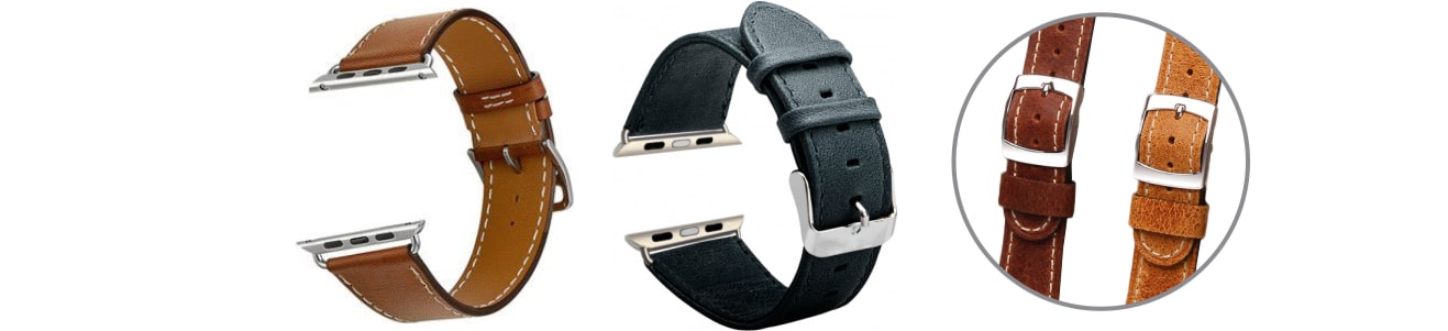Шкіряний ремінець для Apple Watch 