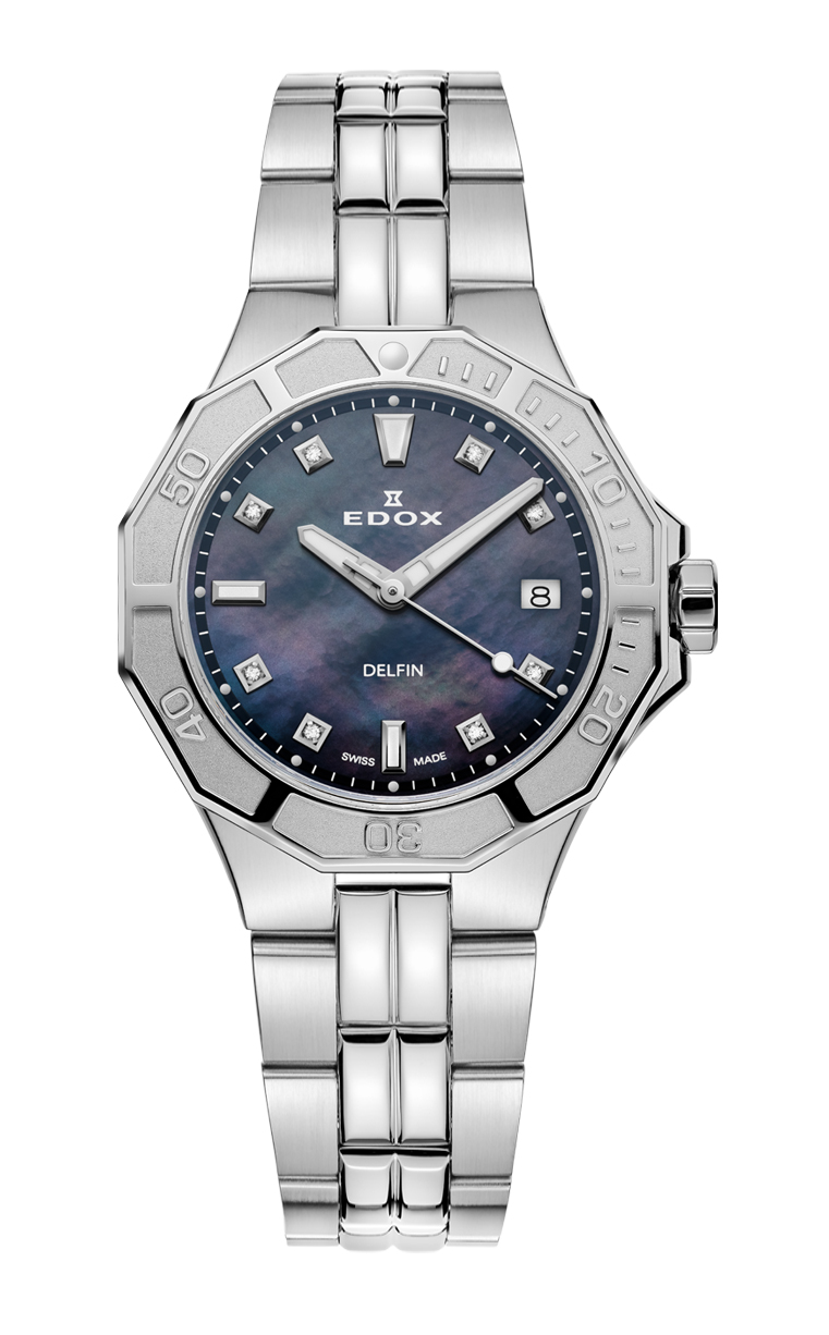 Edox Delfin Diver Date Lady 53020 3M NANND