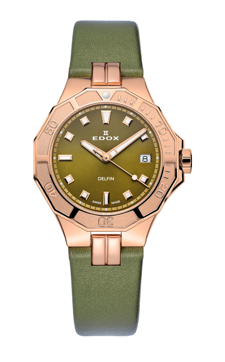 Часы Edox Delfin Diver Date Lady 53020 3RC VR