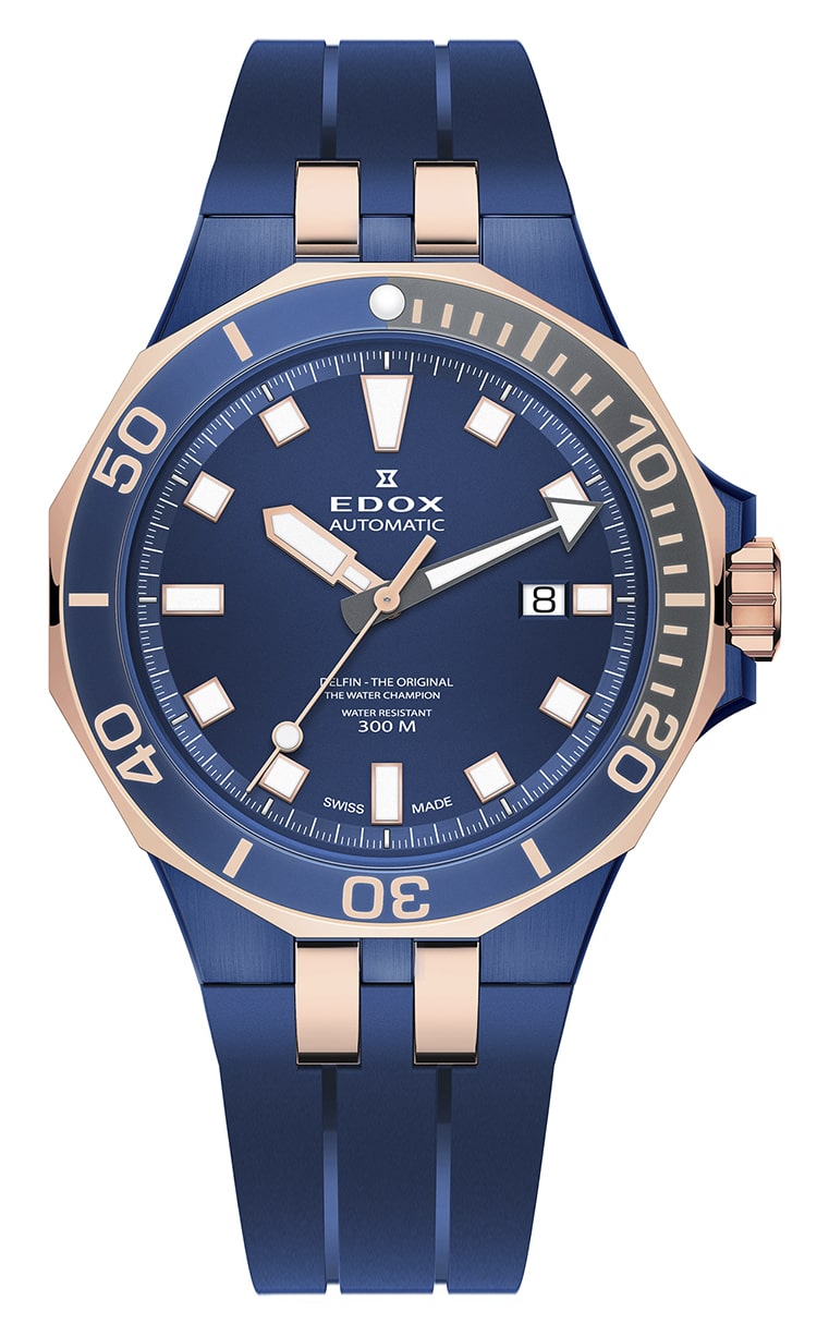 Edox Delfin Diver Automatic Date 80110 357BURCA BUIR