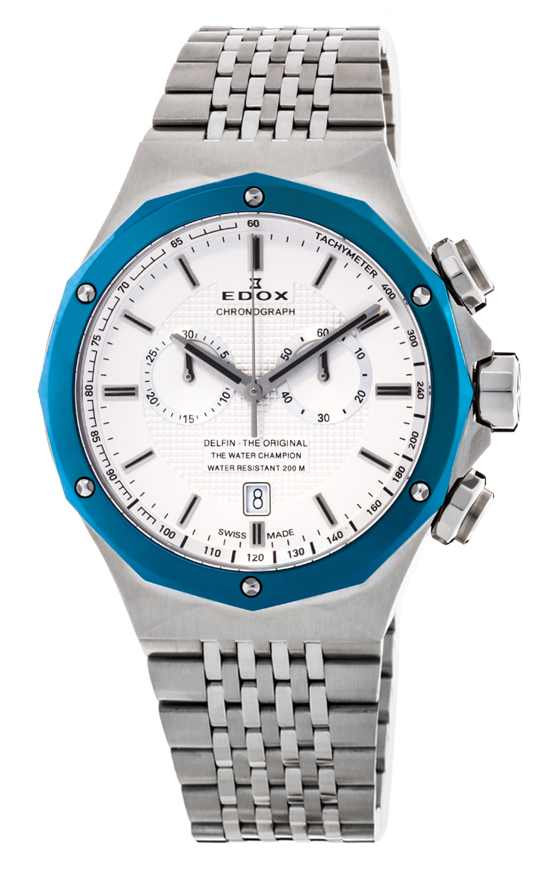 Часы Edox Delfin Chronograph 10108 3BU AIN