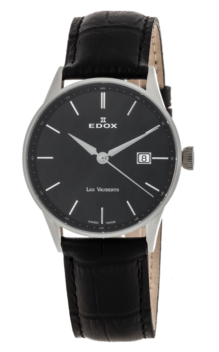 Часы Edox Les Vauberts 3-Hands Date 70172 3N NIN