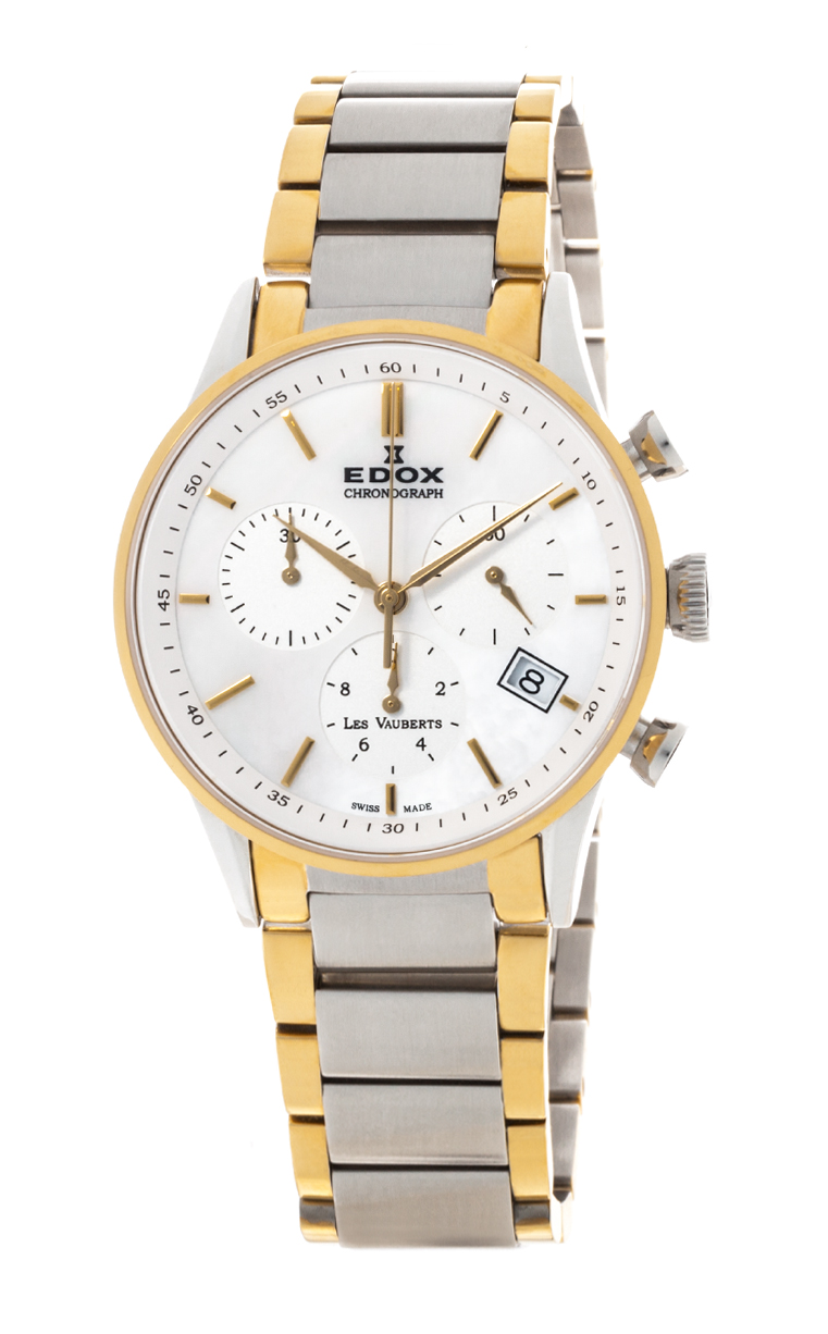 Edox Les Vauberts Chronolady 10402 357J NAID