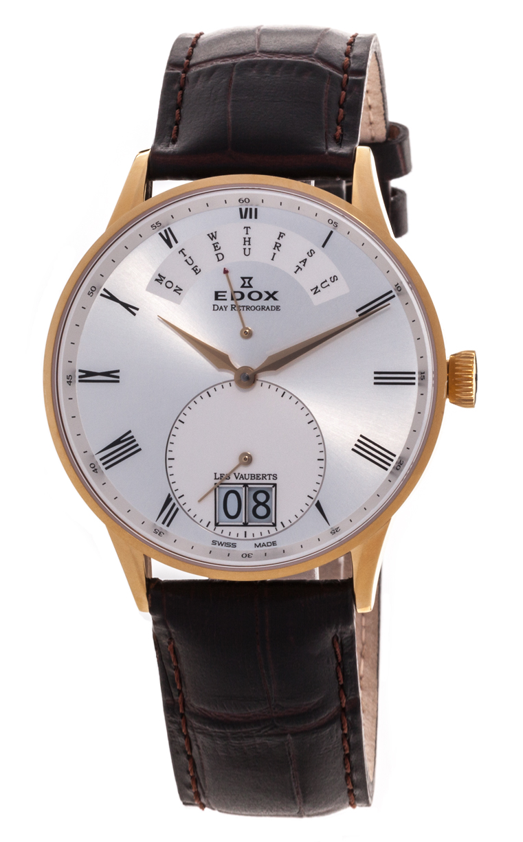Часы Edox Les Vauberts Day Retrograd 34005 37JA AR