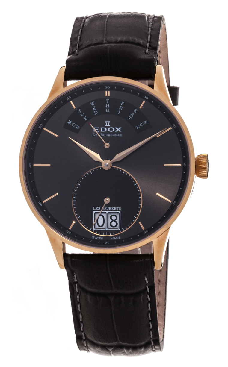 Часы Edox Les Vauberts Day Retrograd 34005 37JG GID