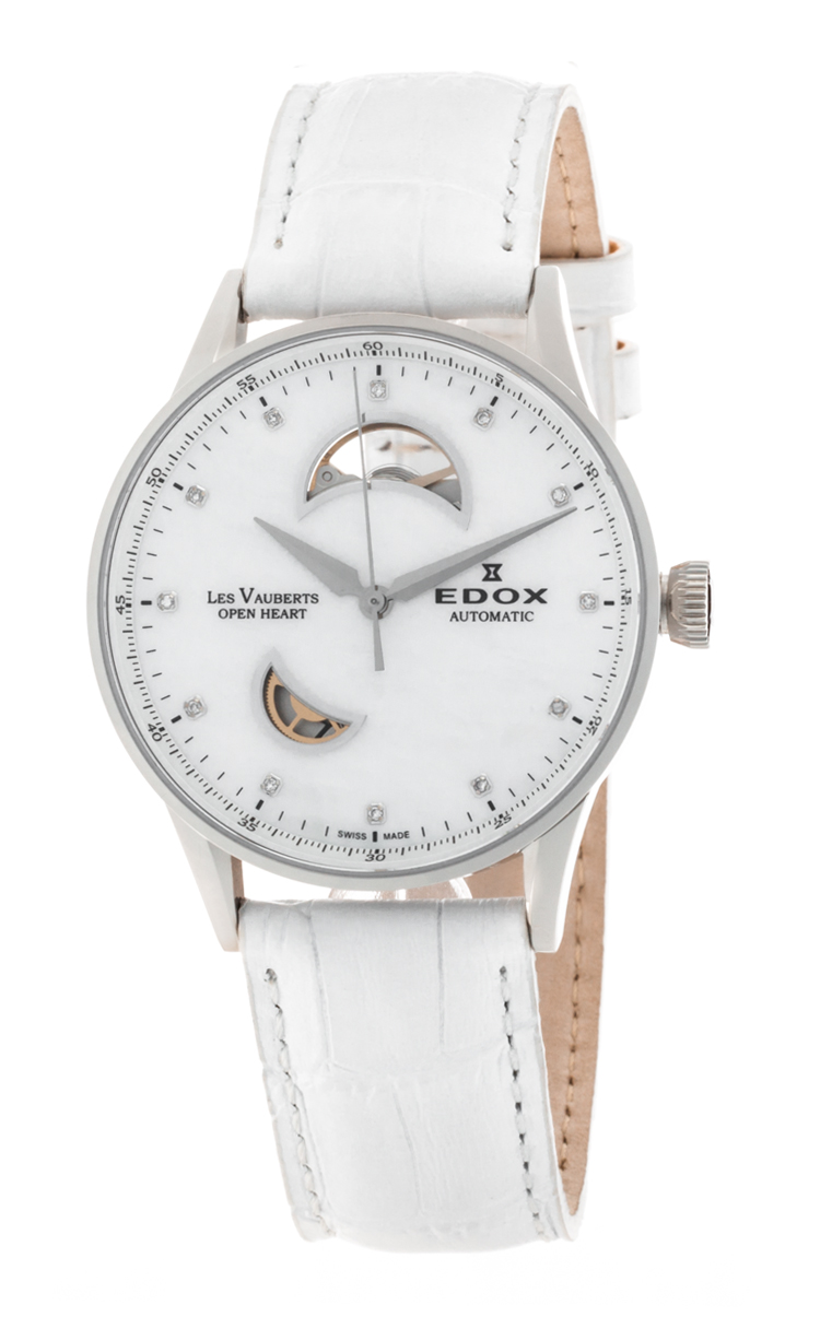 Часы Edox Les Vauberts Open Heart 85019 3A NADN