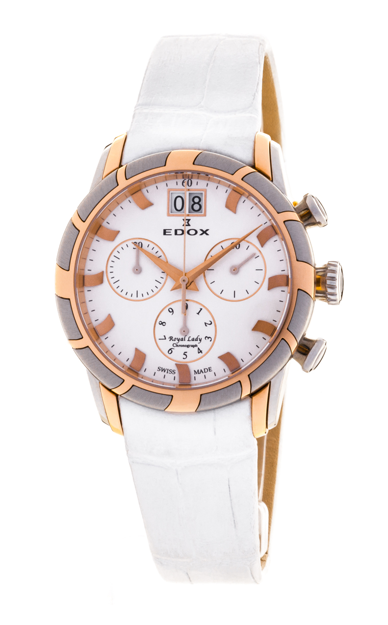 Edox Royal Lady Chronolady 10018 357R AIR