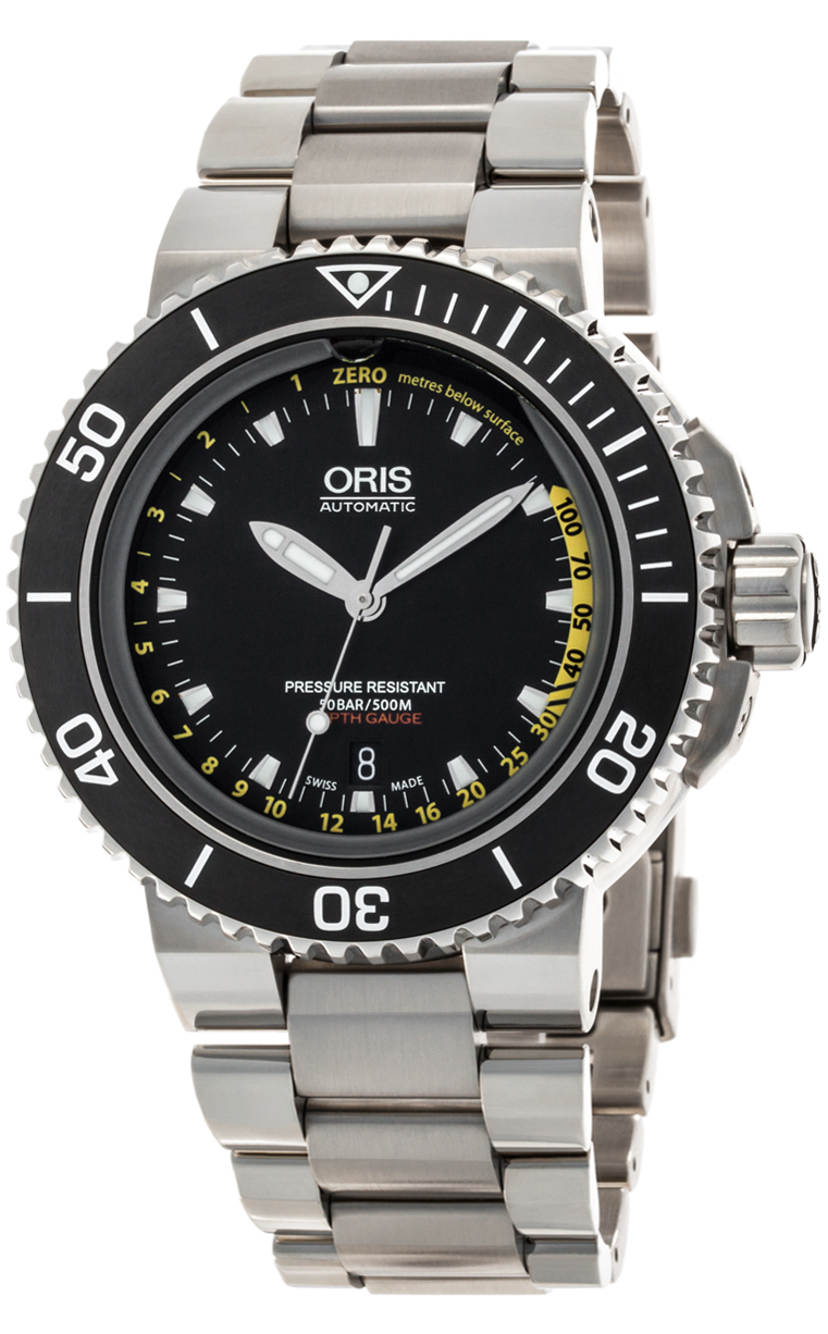 Часы Oris Aquis Depth Gauge 733 7675 4154 Set