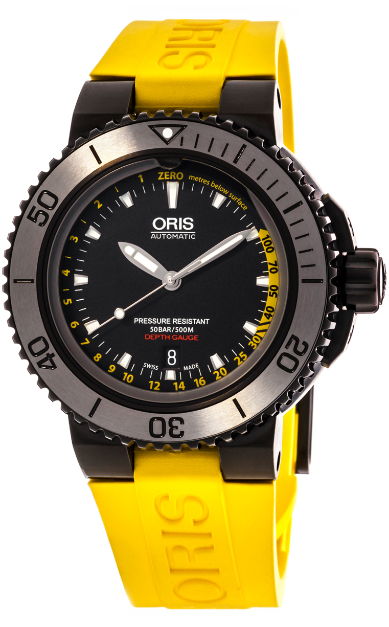 Часы Oris Aquis Depth Gauge 733 7675 4154 Set RS