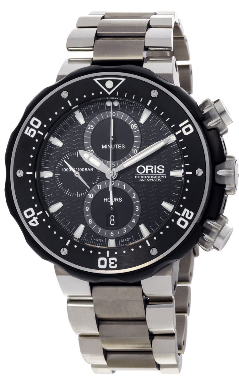 Oris ProDiver Chronograph 774 7683 7154 MB 8 26 75 PEB
