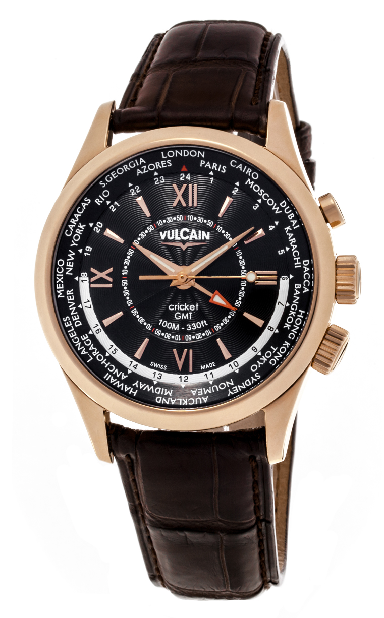 Часы Vulcain Aviator GMT 100508.146L