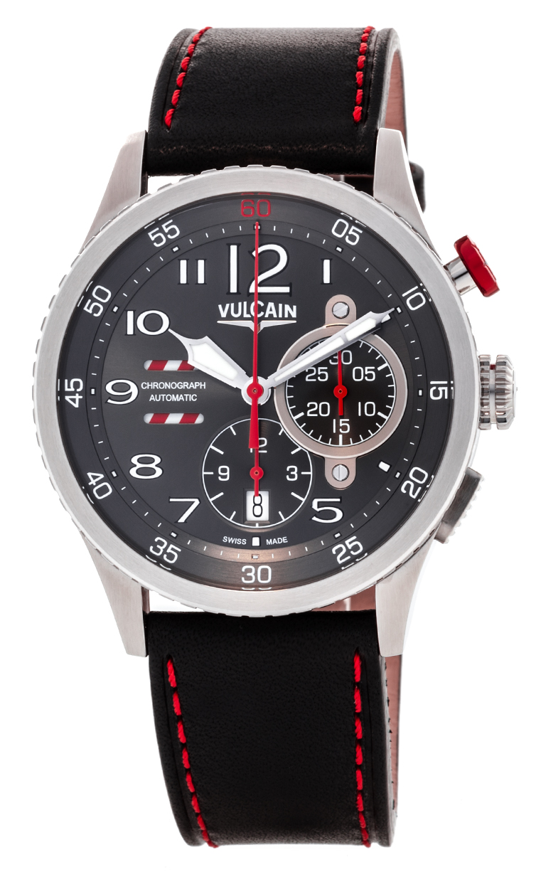 Часы Vulcain Aviator Instrument Chronograph 590163A17.BFC006
