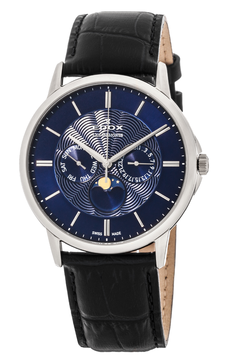 Часы Edox Les Bemonts Moon Phase Complication 40002 3 BUIN