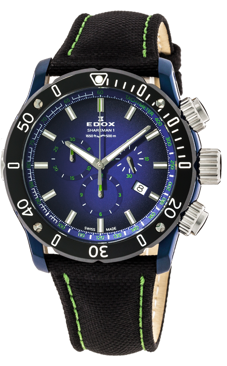 Часы Edox CO-1 Sharkman I L.E. 10221 357BU BUV