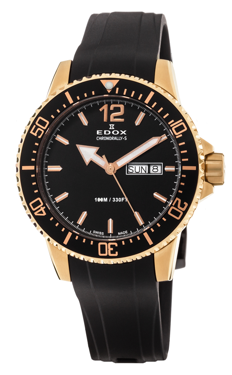 Часы Edox Chronorally-S 3-Hands 84300 37RCA NBR