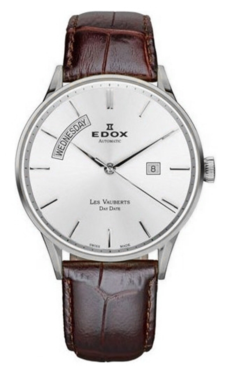 Edox Les Vauberts Day Date Automatic 83010 3B AIN