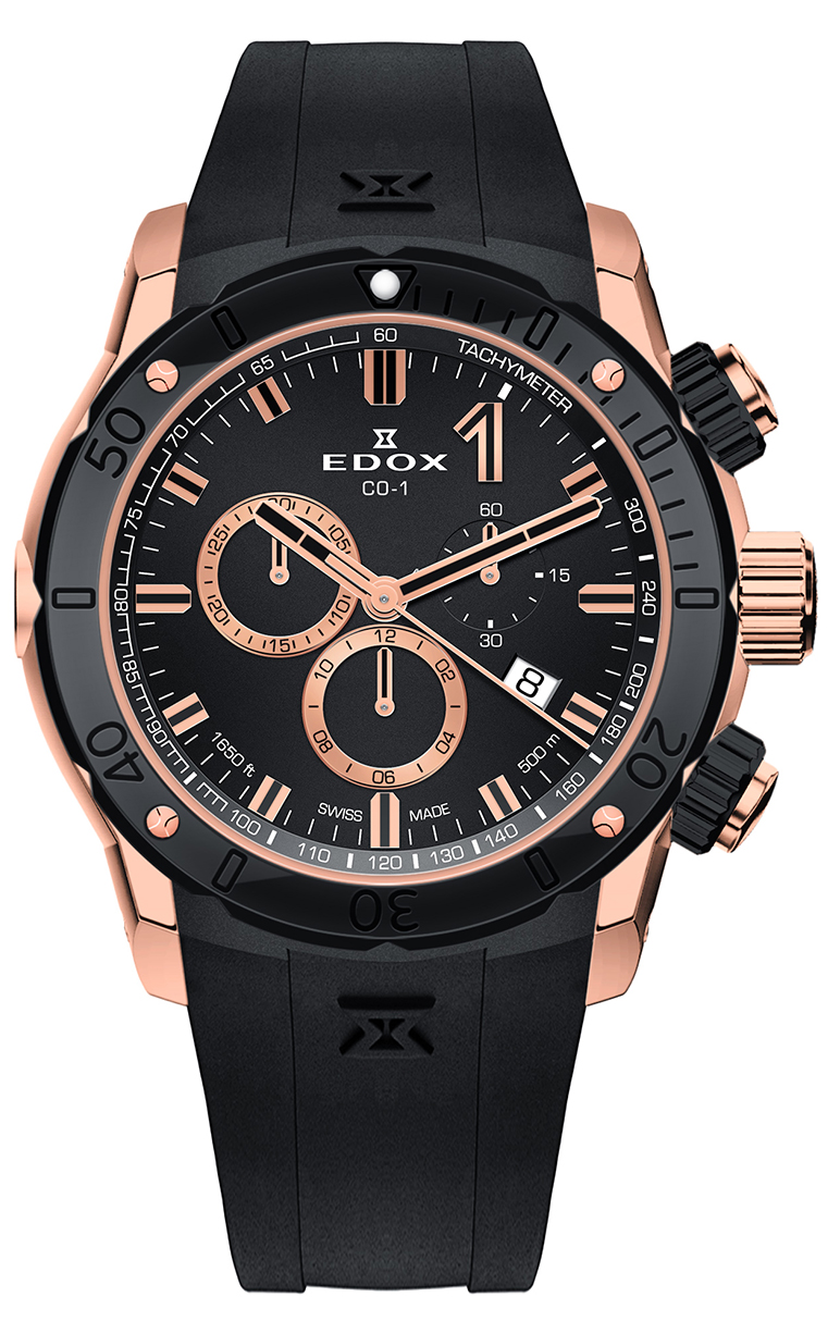 Часы Edox CO-1 Chronograph 10221 357RN NIR7