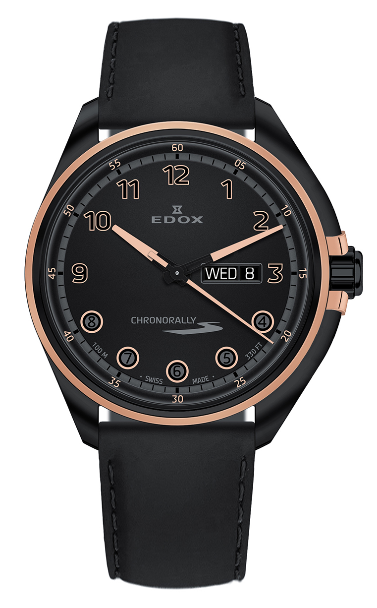 Часы Edox Chronorally-S Day-Date 84301 37NRCN NNR