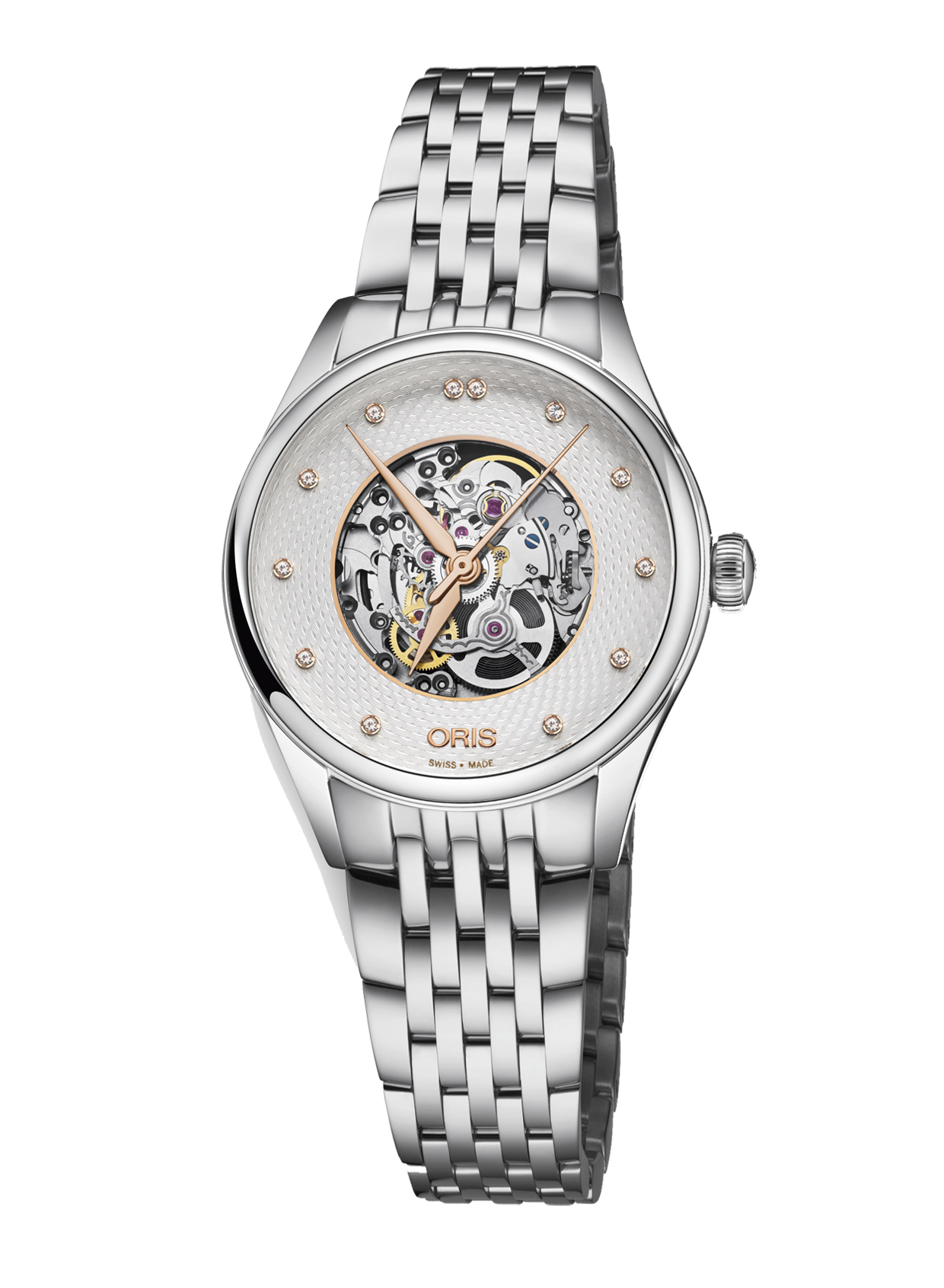 Часы Oris Culture Artelier Skeleton Diamonds 560.7724.4031 MB 8.17.79